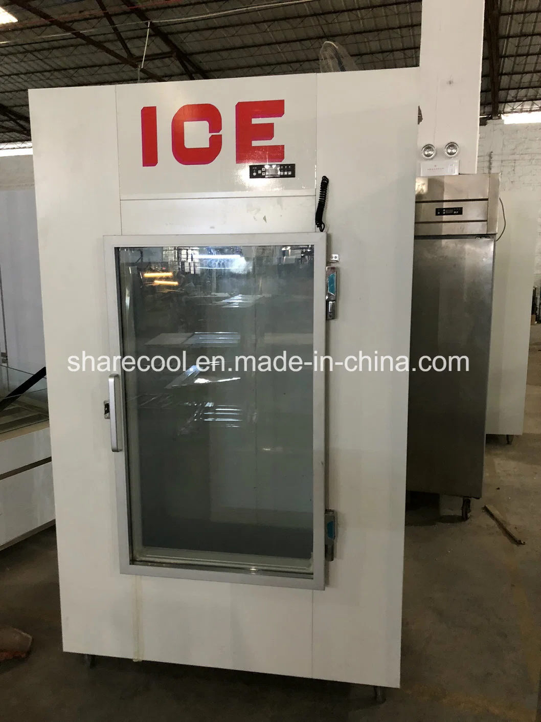 Freezing Ice Merchandiser with Glass Door