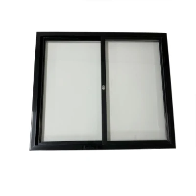 ダブル 4 mm ガラス強化ショーケース冷蔵庫スライド ガラス ドア